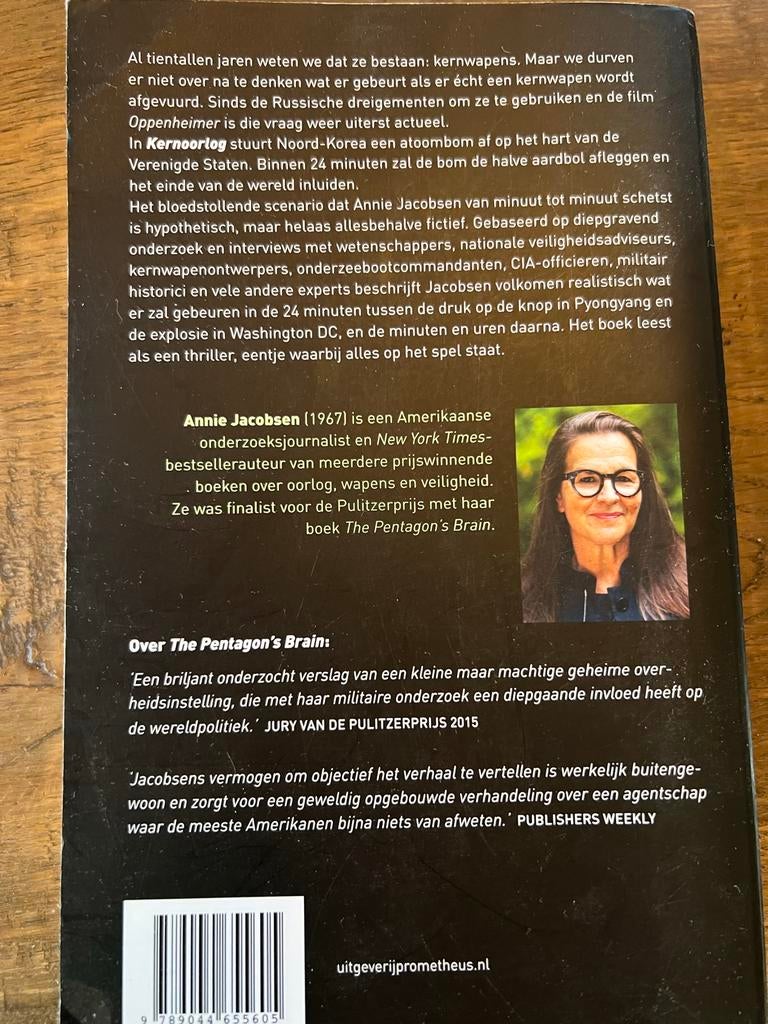Kernoorlog: Het scenario - Annie Jacobsen, Ophalen, 1945 tot heden, Gelezen, Overige onderwerpen