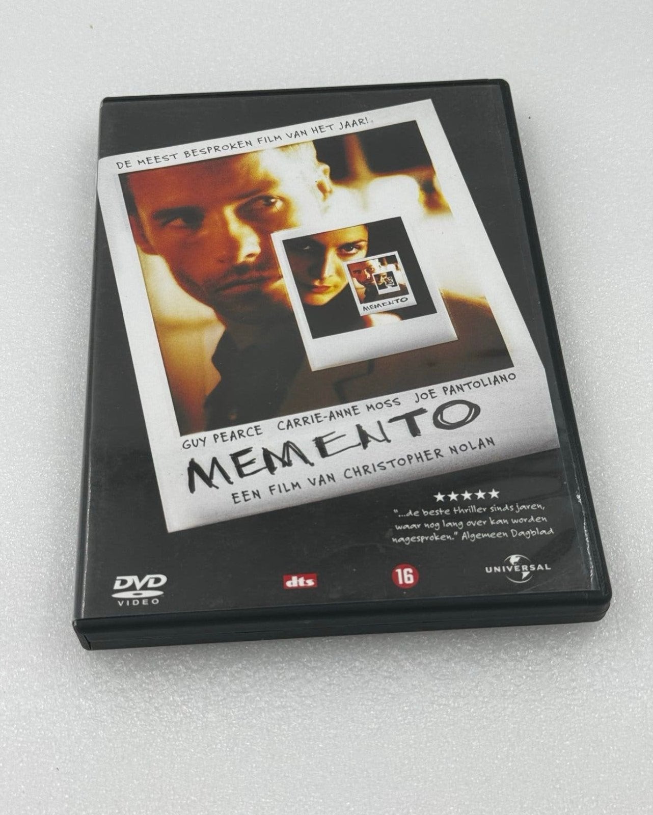 Memento DVD - Christopher Nolan Thriller, Psychologische thriller, Vanaf 16 jaar, Nederlands, Ophalen of Verzenden