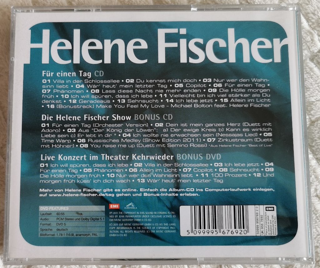 CD, Bonus CD en Bonus DVD - Helene Fischer (Duitse uitgave), Ophalen, 2010 - 2019, Zo goed als nieuw