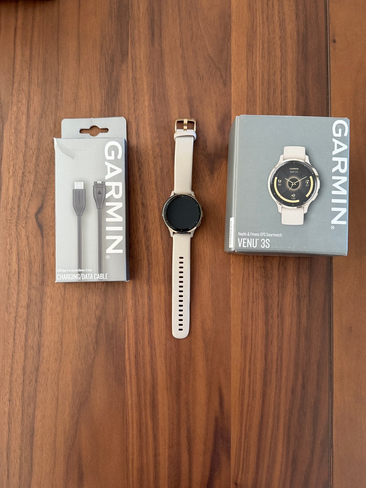 Garmin Venu3s, Verzenden, Gebruikt, Grijs, Android