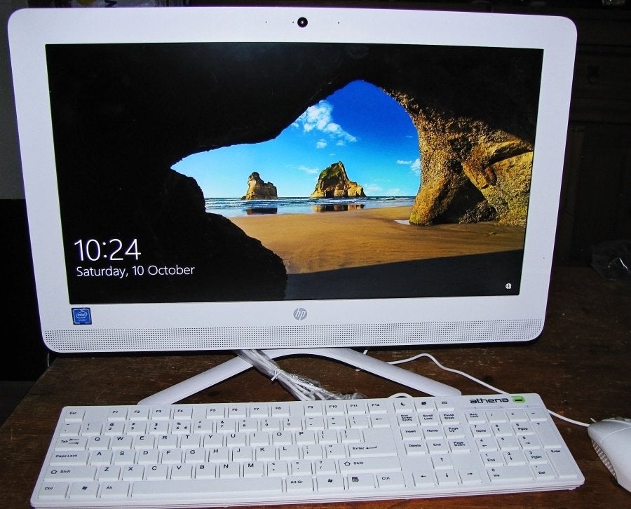 HP All-in-One 20-c471nd, Computers en Software, Ophalen, HDD, 2 tot 3 Ghz, Met monitor