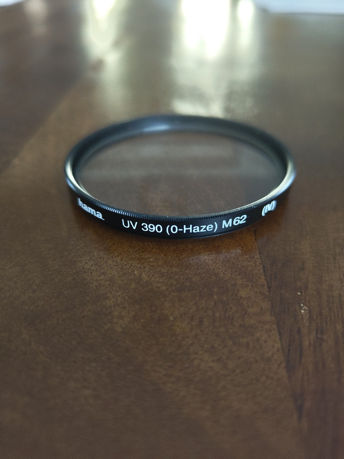 Nieuw Hama UV 390 (O-Haze) M62 filter - 62mm, 60 tot 70 mm, Ophalen of Verzenden, Hama, Met schroefdraad