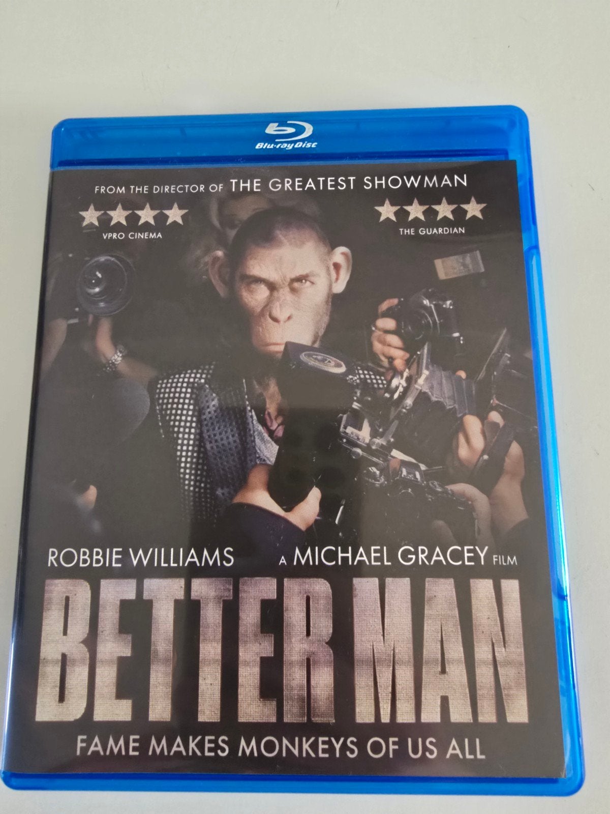 Blu-ray better man - Robbie Williams, Muziek en Concerten, Nederlands, Film, Ophalen of Verzenden