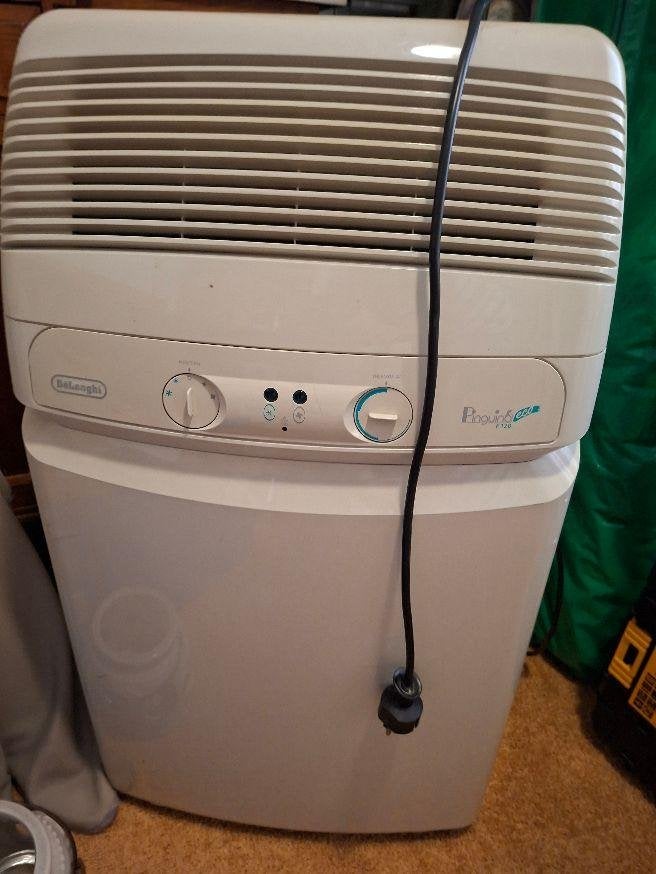 mobiele Airco DeLonghi Pinguïno F120 eco, Ophalen, Gebruikt, Minder dan 60 m³, 3 snelheden of meer