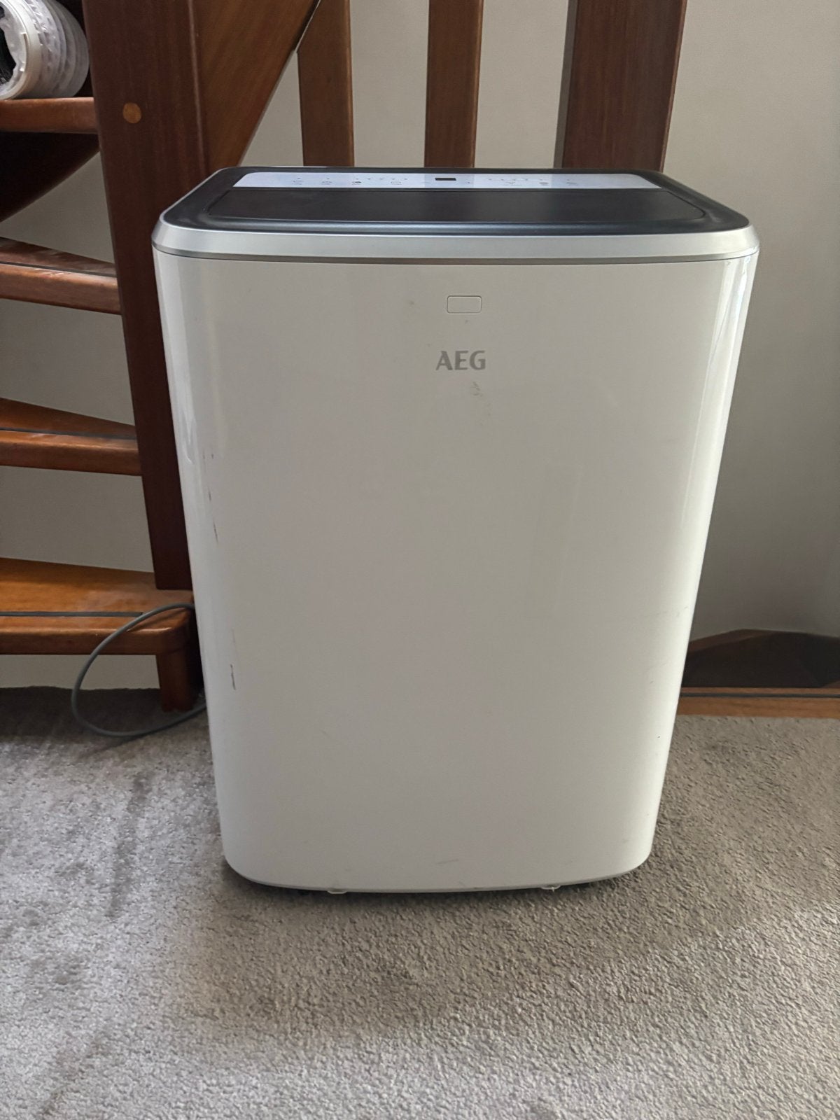 AEG airconditioning - Zo goed als nieuw, Ophalen, Minder dan 60 m³, 3 snelheden of meer, Zo goed als nieuw