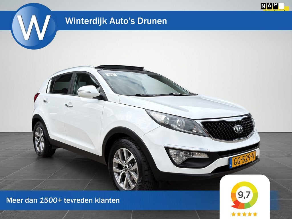 Kia Sportage 1.6 GDI Plus Pack Clima|Pano|Camera|Trekhaak, Auto's, Kia, Voorwielaandrijving, Euro 5, 1591 cc, 4 cilinders