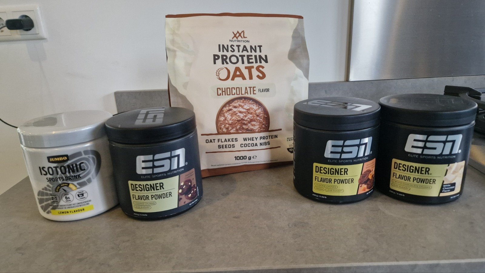 Sportvoeding pakket: Proteïne, havermout en isotone drank, Ophalen of Verzenden, Nieuw, Poeder of Drank