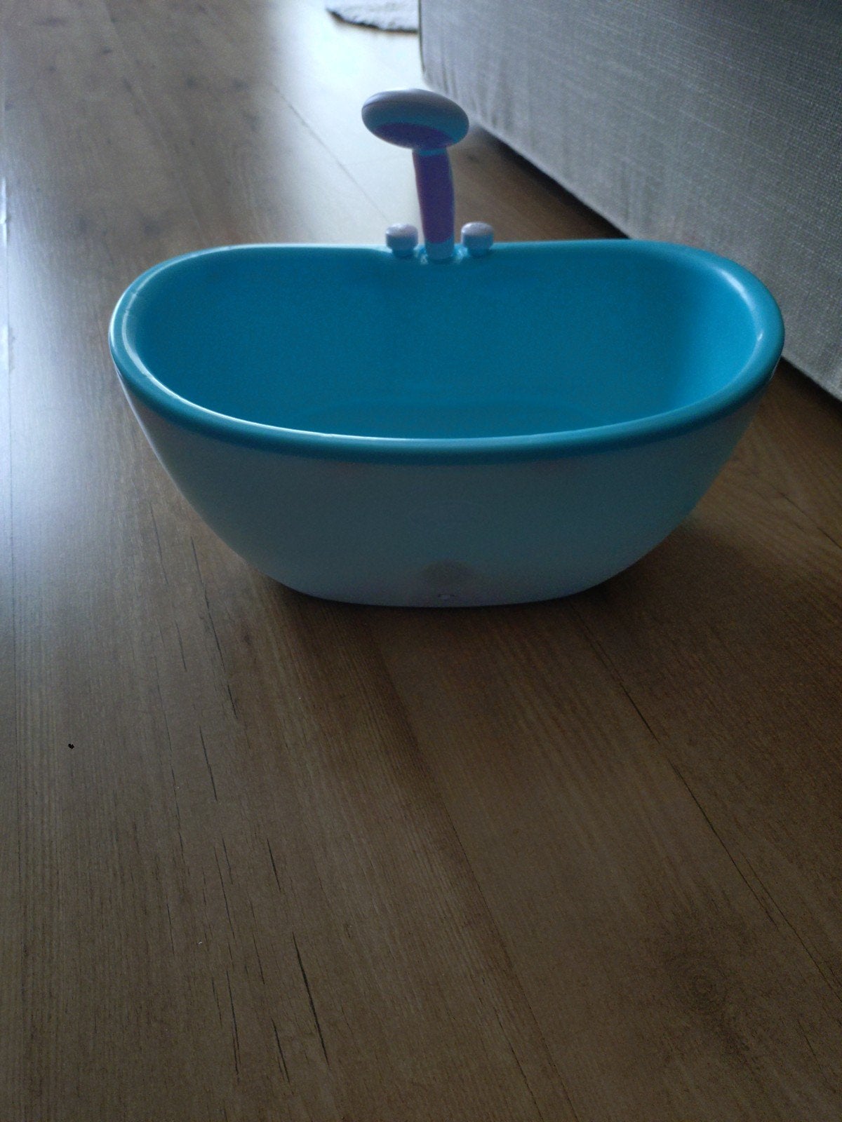 Baby Born blauw wit bad met geluid en licht, Kinderen en Baby's, Ophalen, Zo goed als nieuw, Babypop
