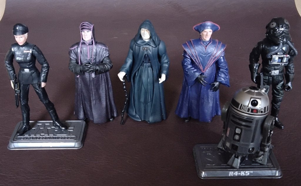 Death Star Wars vintage R4-K5 droid Imperial Dignitary, Ophalen of Verzenden, Zo goed als nieuw, Actiefiguurtje
