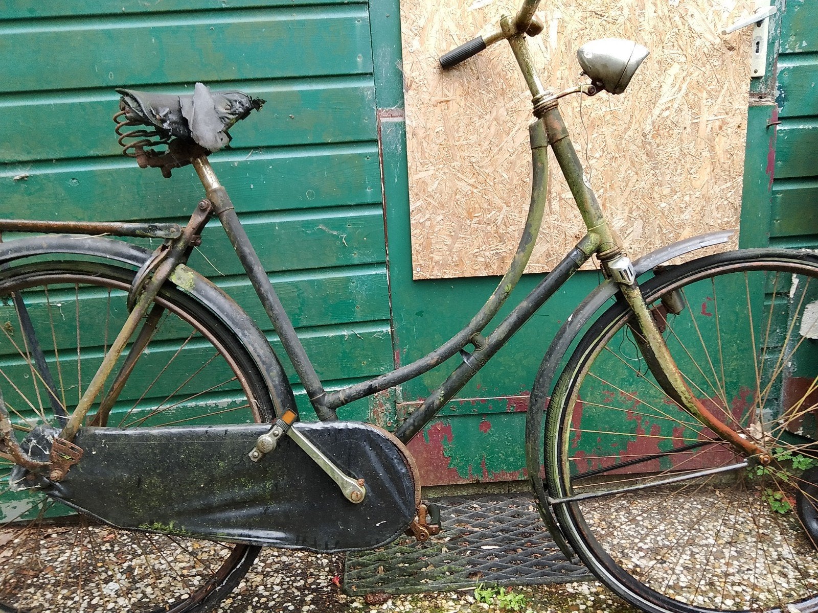 Oude Locomotief fiets - Opknapper, Fietsen en Brommers, Fietsen | Oldtimers, Ophalen, Terugtraprem, Locomotief, Jaren '20 of ouder