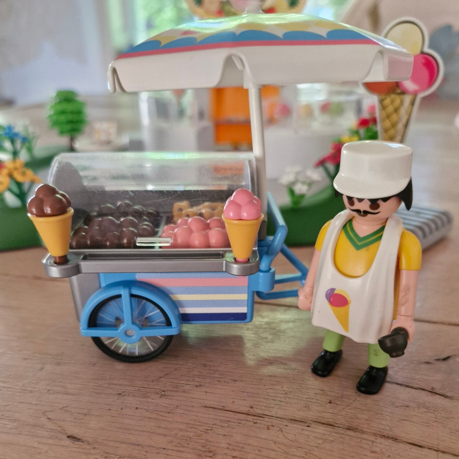 Playmobil IJskar met figuur en accessoires, Ophalen of Verzenden, Gebruikt, Complete set