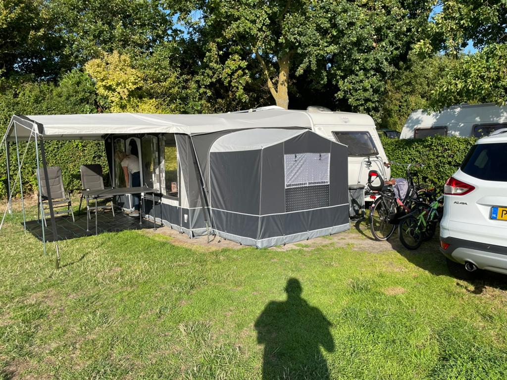 Dorema uitbouw Garda + slaapcabine, Caravans en Kamperen, Voortenten en Luifels, Ophalen, Zo goed als nieuw
