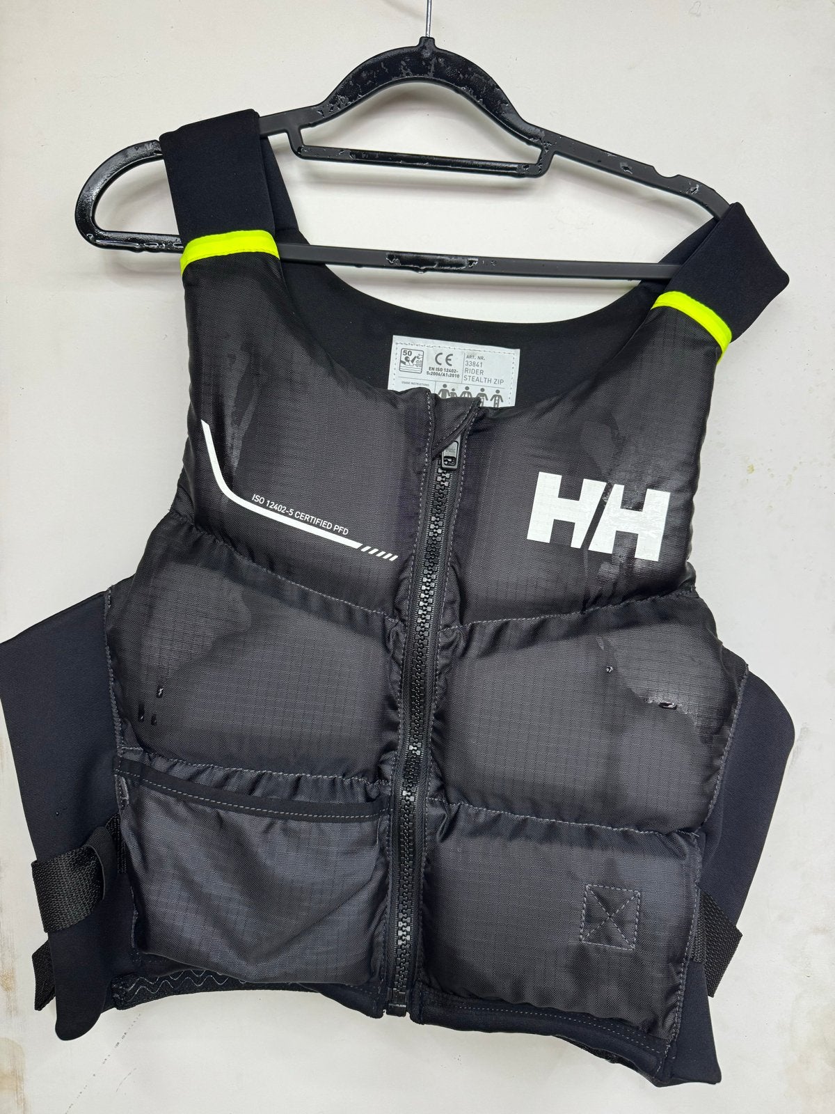 Helly Hansen Rider Stealth Zip Zwemvest - Maat M, Watersport en Boten, Watersportkleding, Ophalen of Verzenden, Zo goed als nieuw