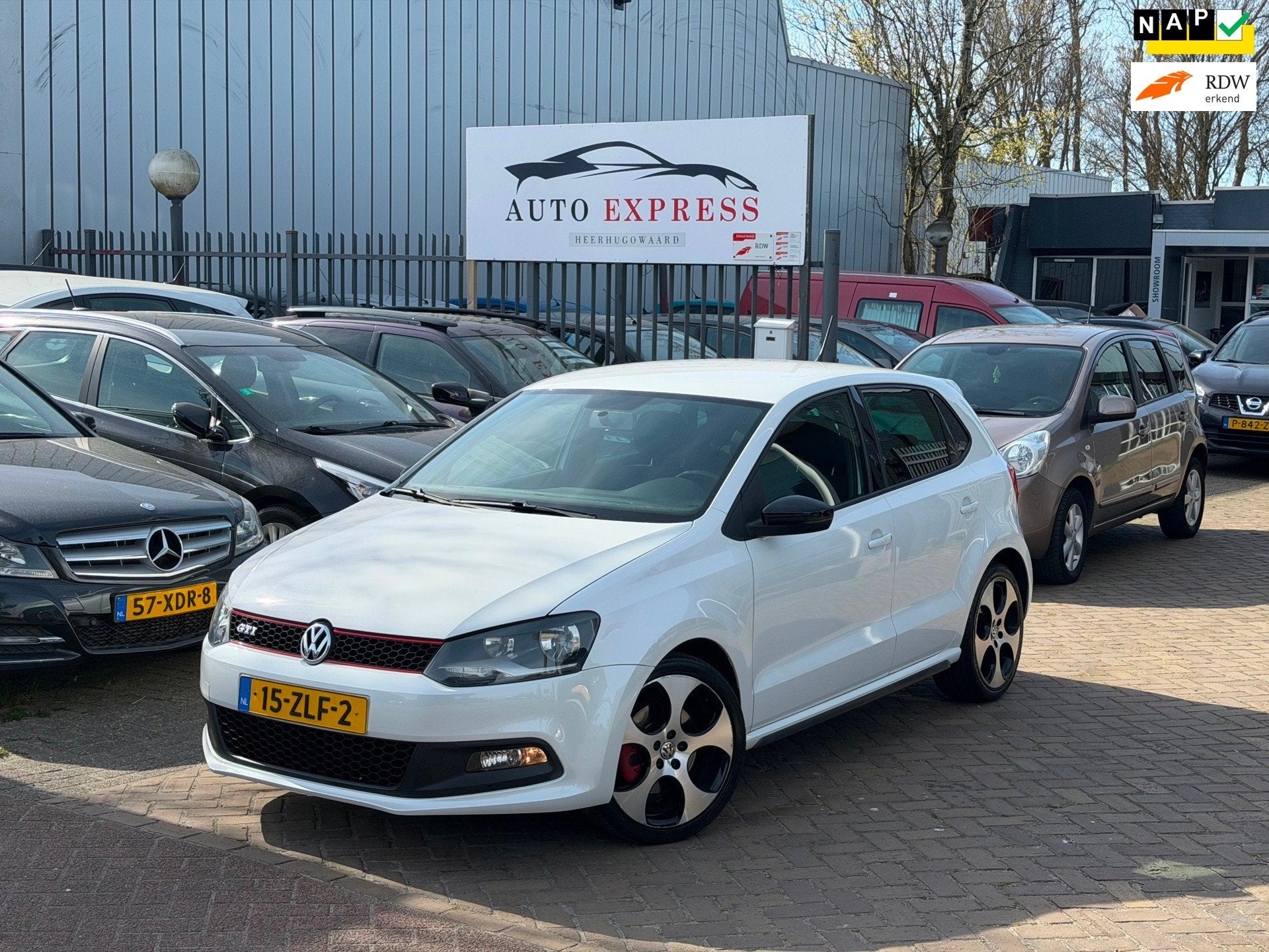 Volkswagen Polo 1.4 TSI GTI Aut/Airco/Cruise/Navi/Nap/Nieuw, Euro 5, 4 cilinders, Wit, Origineel Nederlands