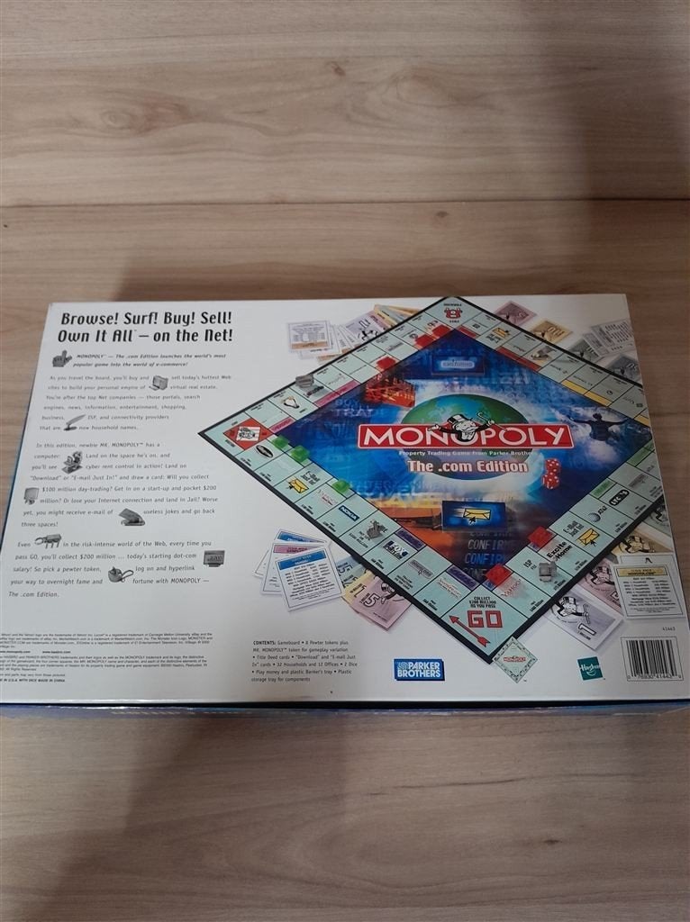 monopoly the com editie [s1132], Verzenden, Zo goed als nieuw