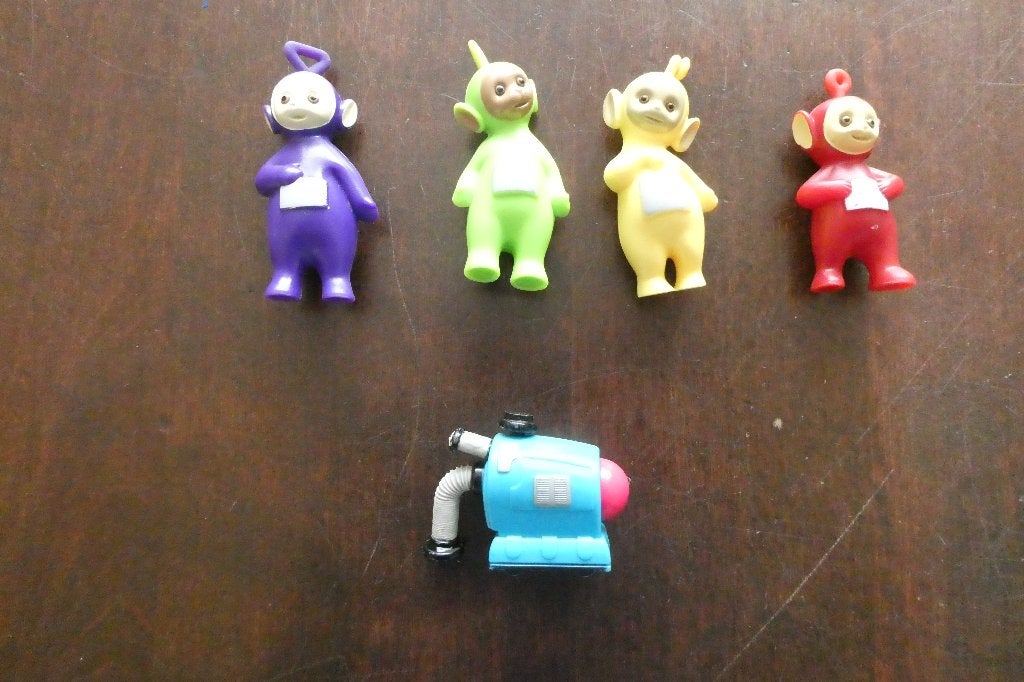 Teletubbies poppetjes en stickers, Ophalen, Zo goed als nieuw, Jongen of Meisje
