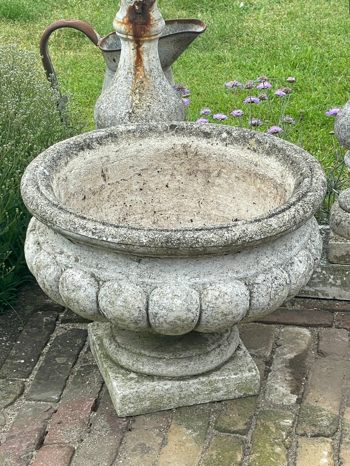 Tuinvaas beton, Tuin en Terras, Ophalen, Zo goed als nieuw