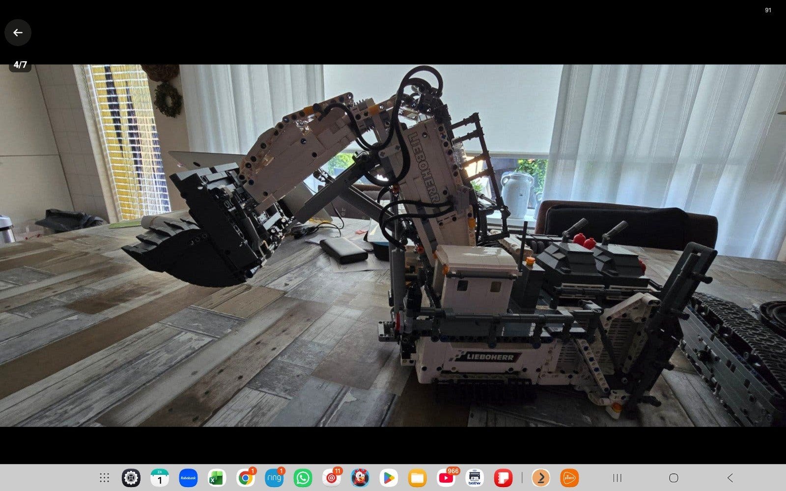 Mouldking - Liebherr R9800 Graafmachine Technic, Ophalen of Verzenden, Zo goed als nieuw, Overige merken