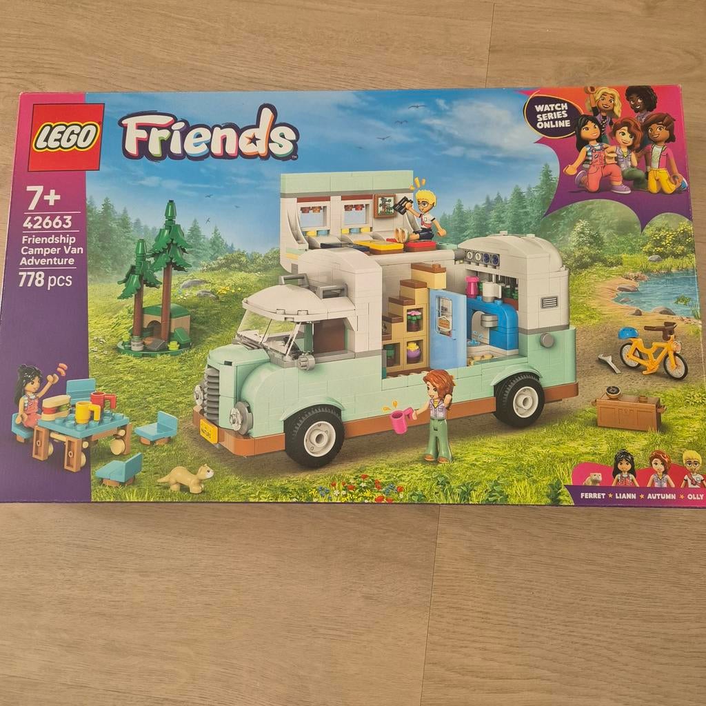 LEGO Friends 42663 Vriendschap Camper Van Avontuur, Lego, Nieuw, Friends, Ophalen of Verzenden
