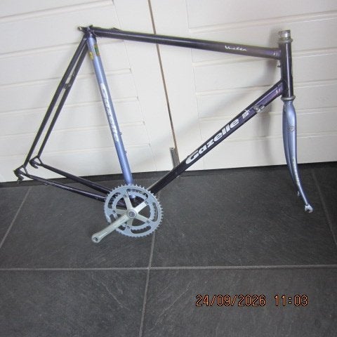TE KOOP Gazelle Frame maat 60 cm zie foto s, Fietsen en Brommers, Ophalen, Gebruikt, Carbon, 57 tot 61 cm