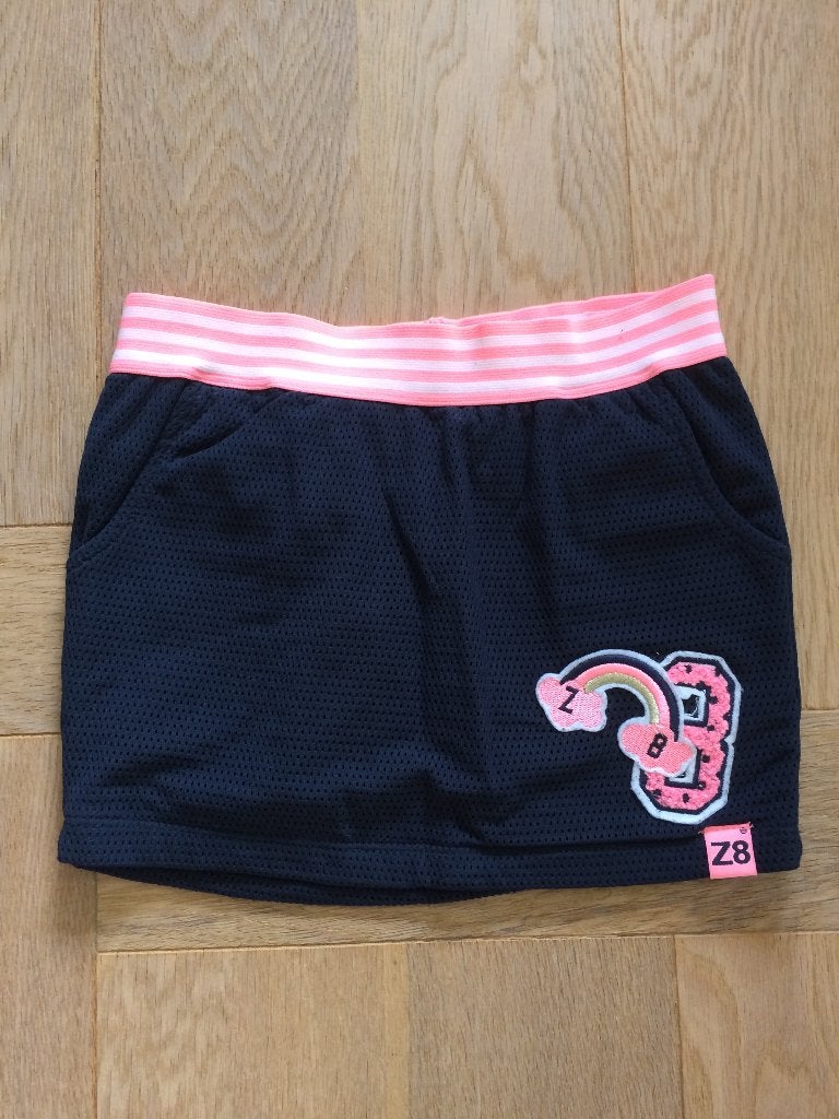 ZGAN donkerblauw gevoerd rokje van Z8 maat 116, Kinderen en Baby's, Meisje, Z8, Ophalen of Verzenden, Zo goed als nieuw