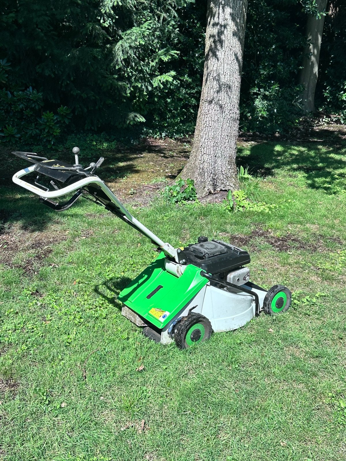 Etesia Pro 51K Benzine Grasmaaier Kawasaki FC180V, Tuin en Terras, Ophalen, Cirkelmaaier, Gebruikt, Opvangbak