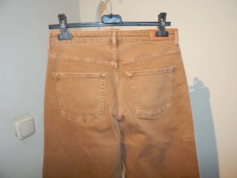 Studio Anneloes nieuwe broek camel bruin wide leg S/M, Studio Anneloes, Bruin, Verzenden, Nieuw
