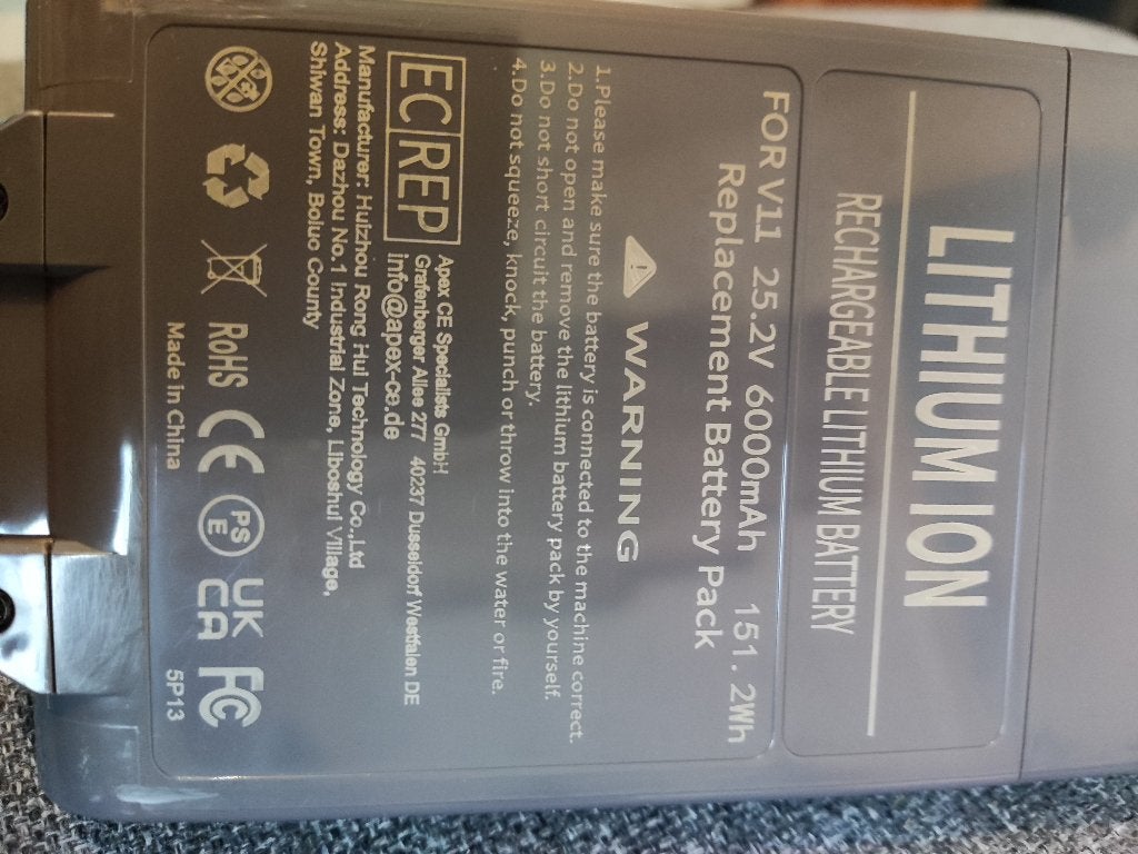 Accu dyson V11, Witgoed en Apparatuur, Onderdelen en Toebehoren, Ophalen, Zo goed als nieuw