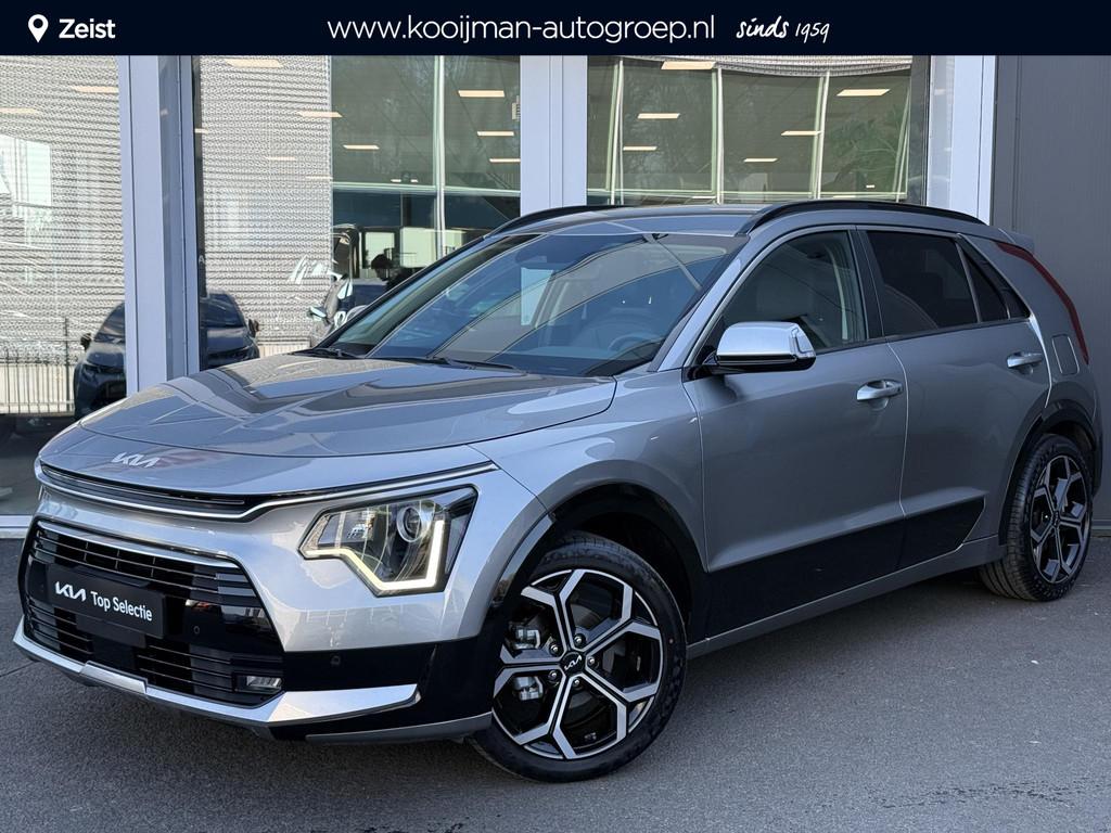 Kia Niro 1.6 GDi Hybrid DynamicLine | 18 inch | Navigatie |, 1374 kg, Gebruikt, Euro 6, Leder en Stof