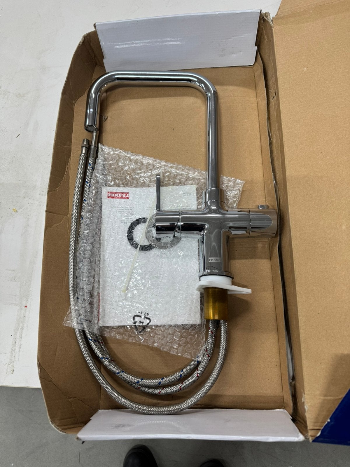 Franke heetwater kraan chroom, Doe-het-zelf en Verbouw, Sanitair, Ophalen of Verzenden, Nieuw, Chroom, Kraan