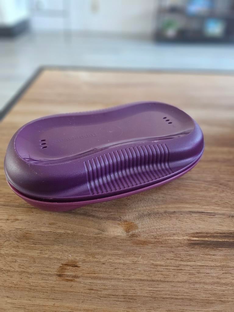 Tupperware omeletmaker paars - Gebruikt, Huis en Inrichting, Keuken | Tupperware, Ophalen of Verzenden, Gebruikt, Paars, Overige typen