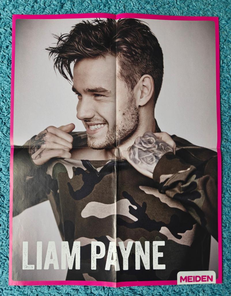 Liam Payne (One Direction) poster meiden magazine, Verzamelen, Rechthoekig Staand, Nieuw, Ophalen of Verzenden, A1 t/m A3