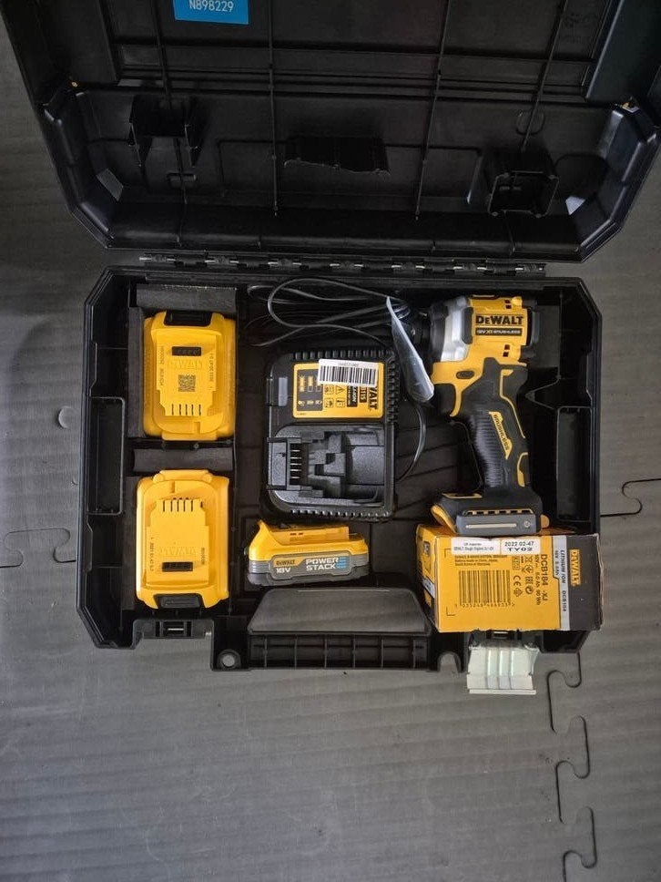 DeWalt 18V XR DCF 850 Brushless Slagboormachine met Accu's e, 600 watt of meer, Ophalen of Verzenden, Variabele snelheid, Zo goed als nieuw