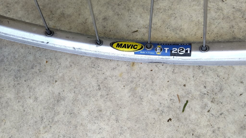 Voorwiel velg MAVIC T221, Fietsen en Brommers, Fietsonderdelen, Toerfiets, Zo goed als nieuw, Aluminium, Mavic