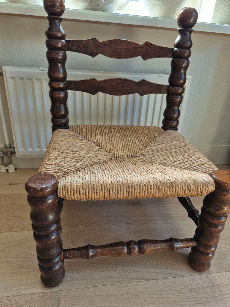 Vintage haardstoeltje stijl Charles Dudouyt, Ophalen