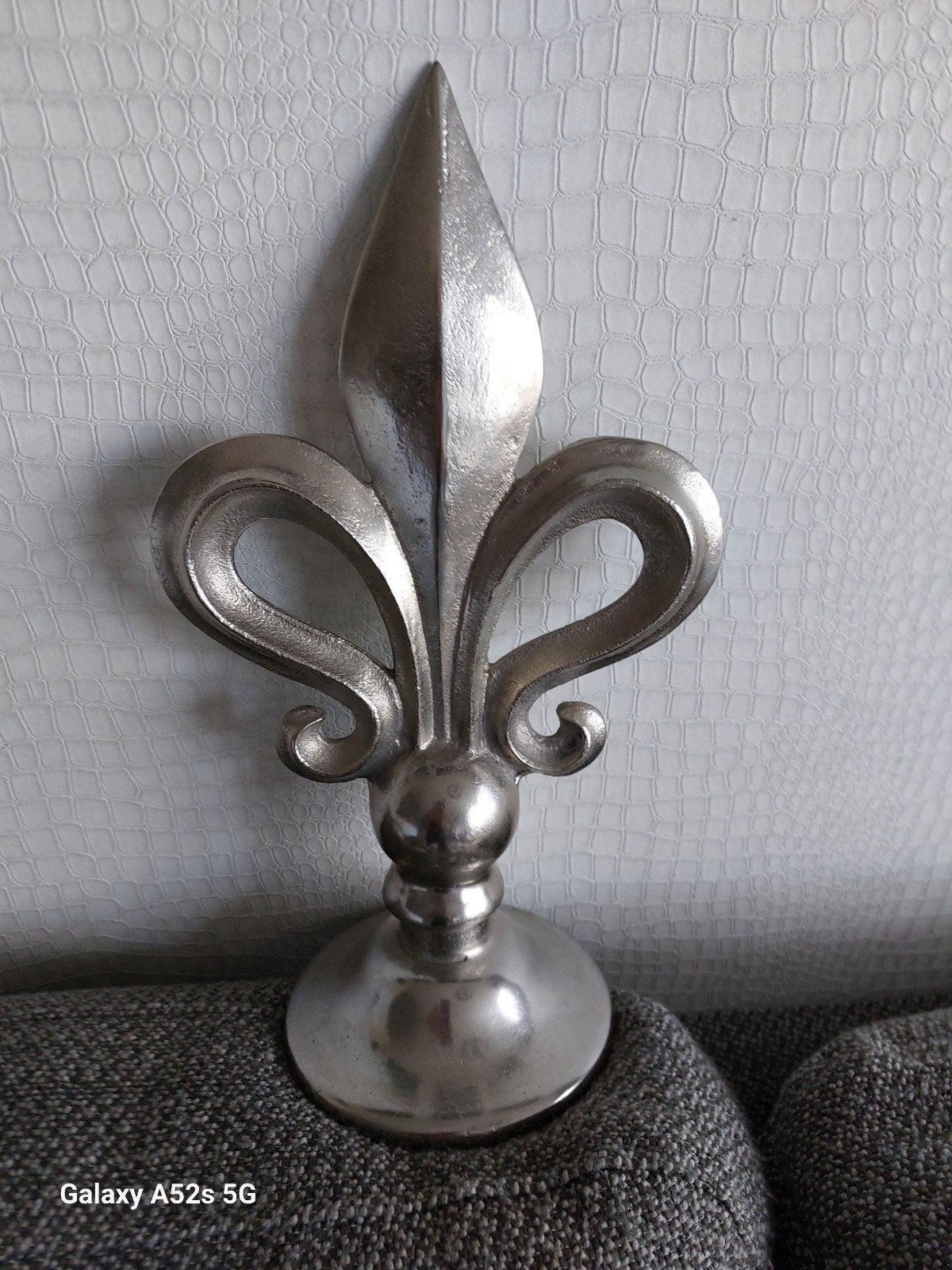 FRanse lelie gegoten alluminium, Ophalen, Zilver, Overige materialen