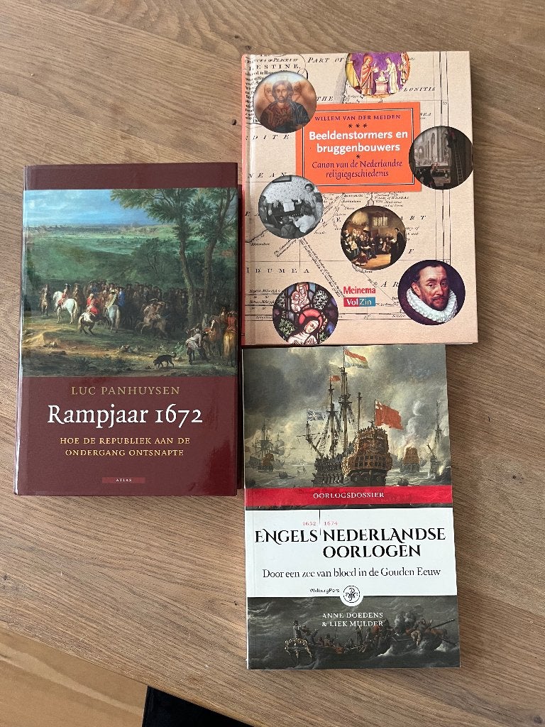 Historische boeken: Rampjaar 1672, Engels-Nederlands oorlog, Ophalen, Zo goed als nieuw, Geschiedenis en Politiek