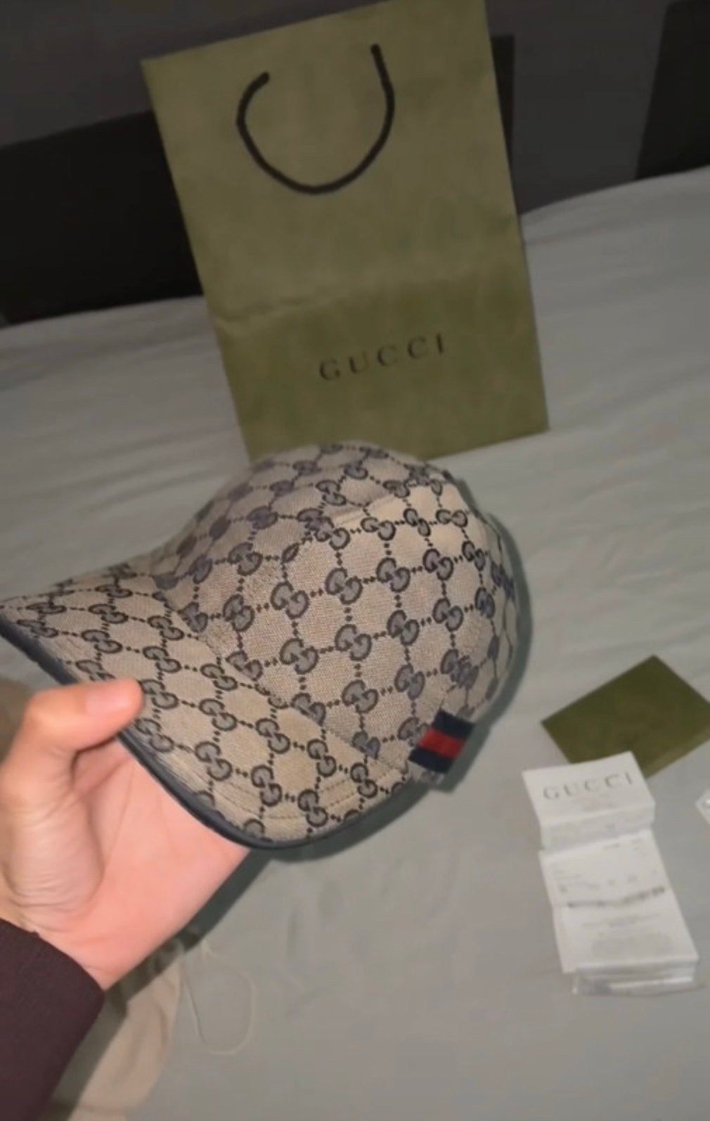 Gucci pet, Kleding | Heren, Hoeden en Petten, Ophalen of Verzenden, Zo goed als nieuw