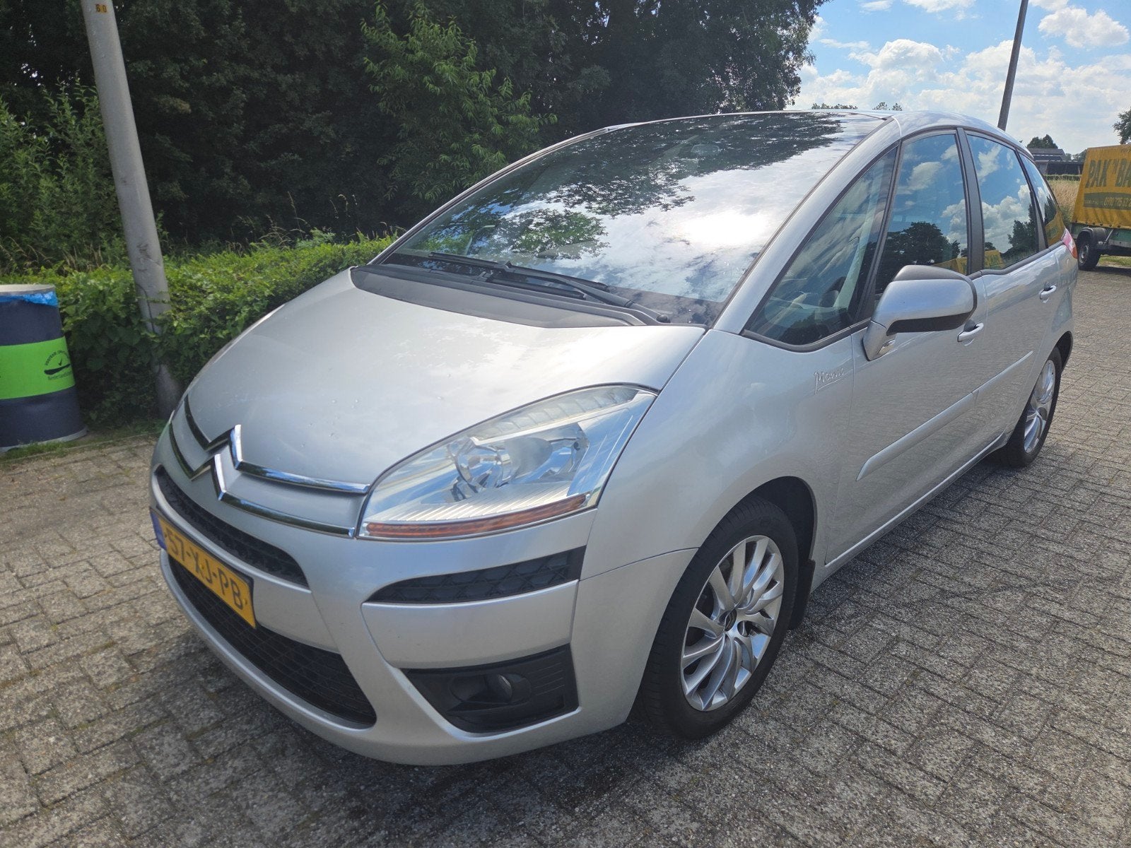 Citroën C4 2.0 16V Eb6v 2007 automaat , nap, Grijs, Auto's, Citroën, Stof, Zwart, 4 cilinders, Origineel Nederlands