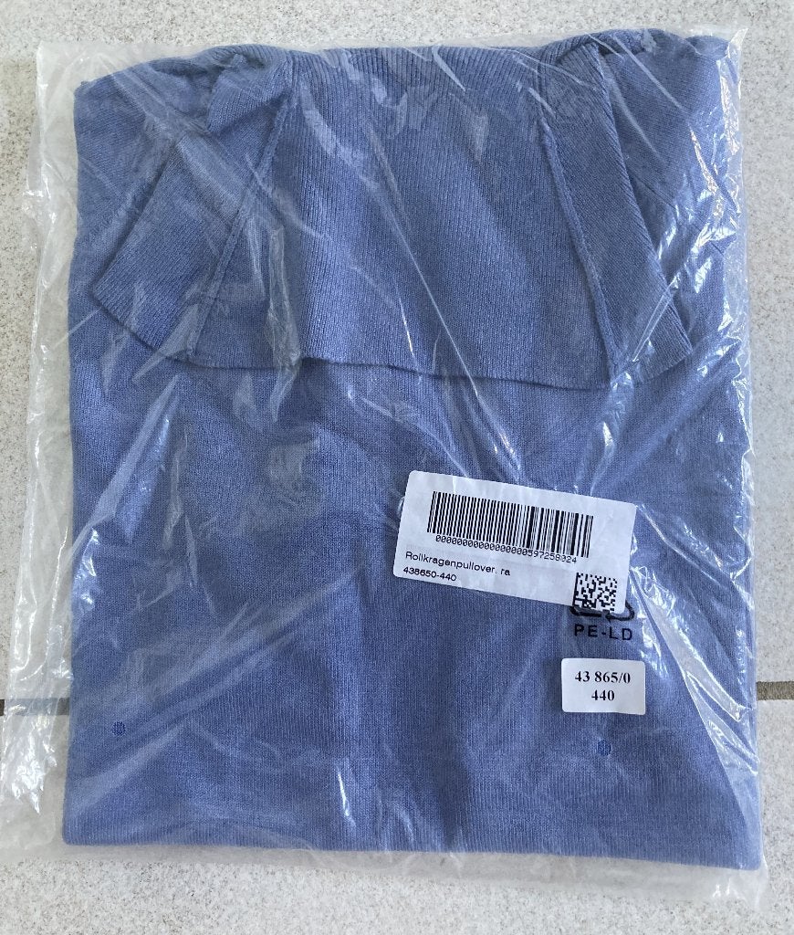mooie gladde coltrui 44 korte mouw DressIn zachtblauw NIEUW, Blauw, Maat 42/44 (L), Nieuw, Ophalen of Verzenden