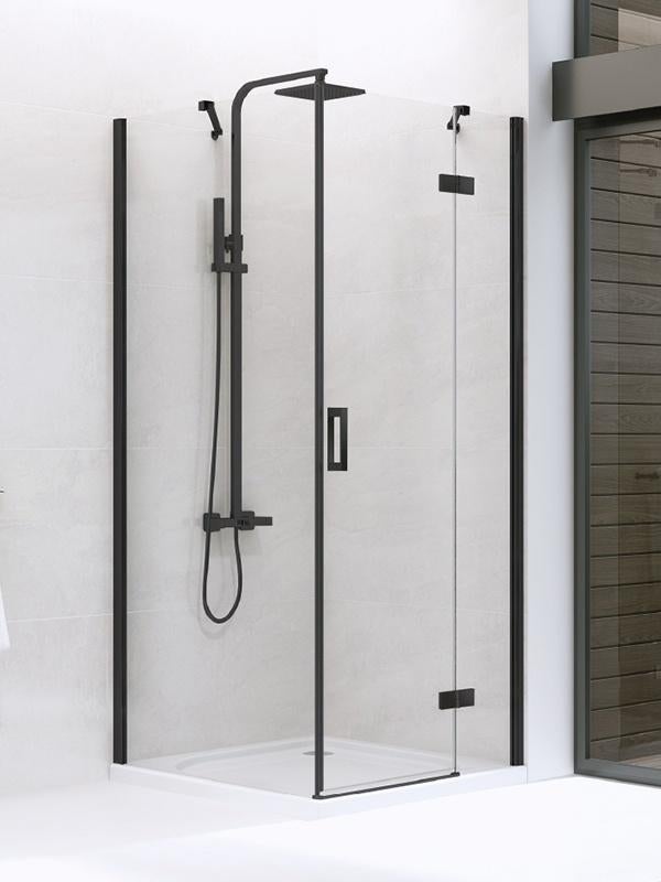 DOUCHECABINE 80x90 cm ZWART MAT - UITVERKOOP, Ophalen, Nieuw, Glas