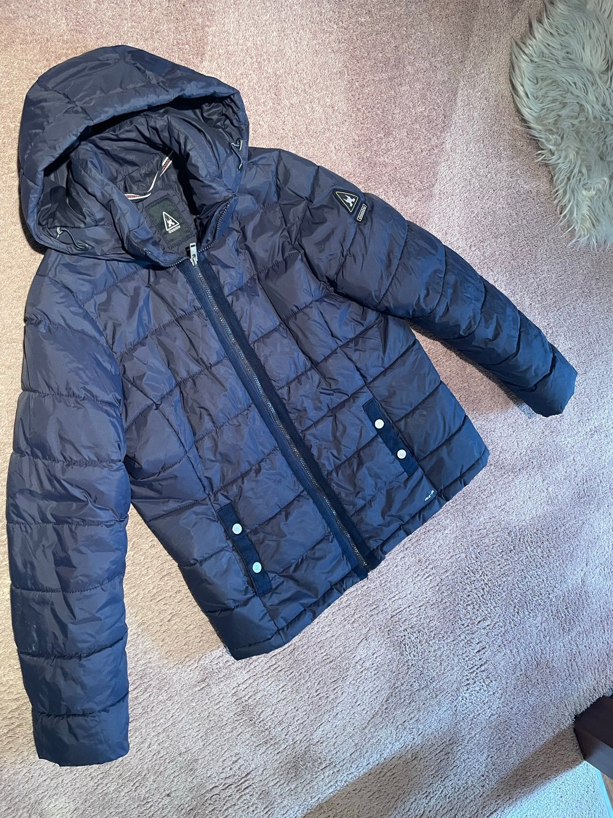 Gaastra dames winterjas XXL (maat 44) - Donkerblauw, Ophalen of Verzenden, Gedragen, Maat 42/44 (L), Blauw