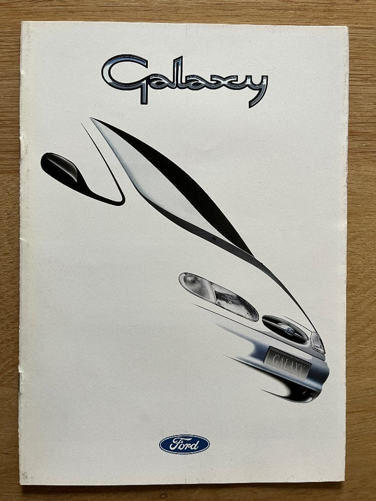 Autofolder/Brochure Ford Galaxy 1995/03, Ophalen of Verzenden, Nieuw, Ford