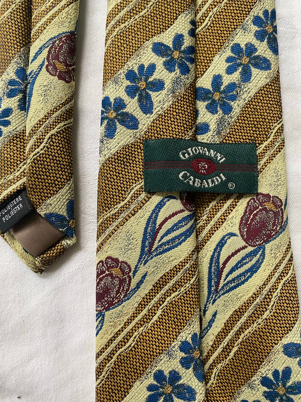 Giovanni Cabaldi stropdas - Cadeautip Vaderdag, Kleding | Heren, Ophalen of Verzenden, Zo goed als nieuw, Overige kleuren, Met patroon