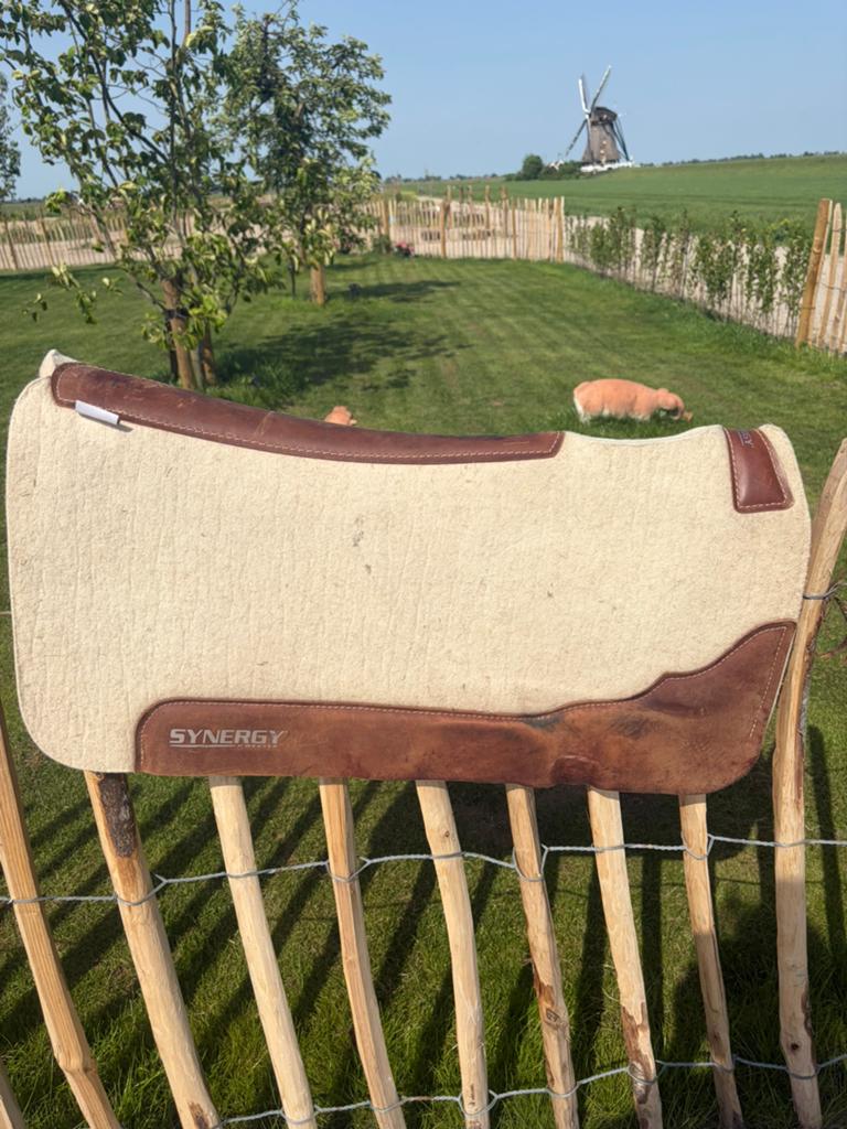 Synergy western pad, Dieren en Toebehoren, Paarden en Pony's | Dekens en Dekjes, Ophalen of Verzenden, Zo goed als nieuw