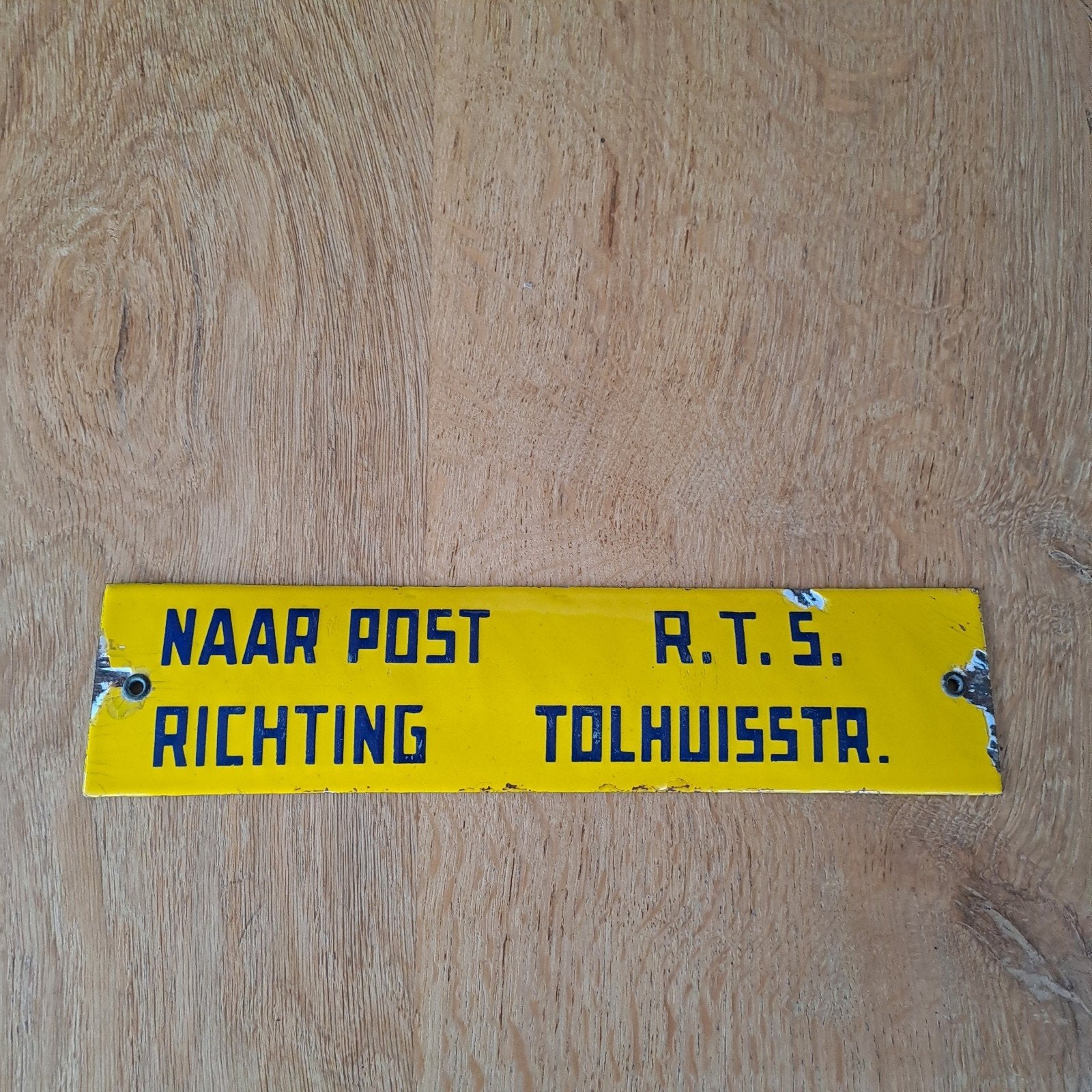 post wegbewijzering 1929 Langcat, Ophalen of Verzenden