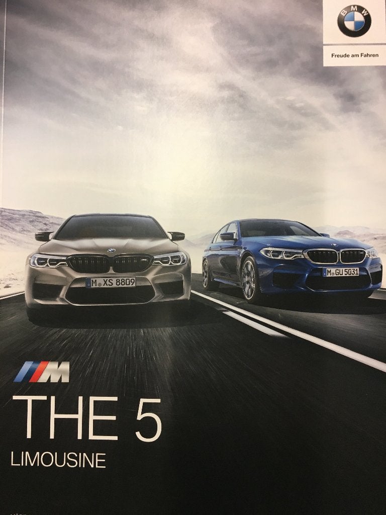 BMW M5 The 5 Limousine brochure folder 2020 Duits Nieuw, Ophalen of Verzenden, Nieuw, BMW