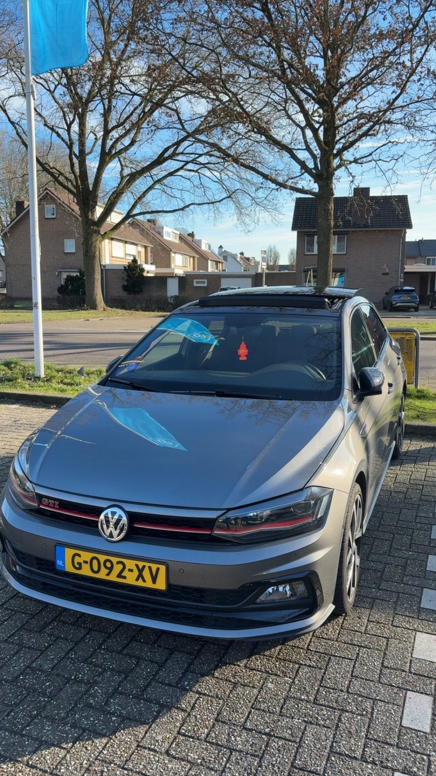 Volkswagen Polo 2.0 TSI 200pk 6-DSG 2019 Grijs, Auto's, 4 cilinders, 1984 cc, 1200 kg, Particulier
