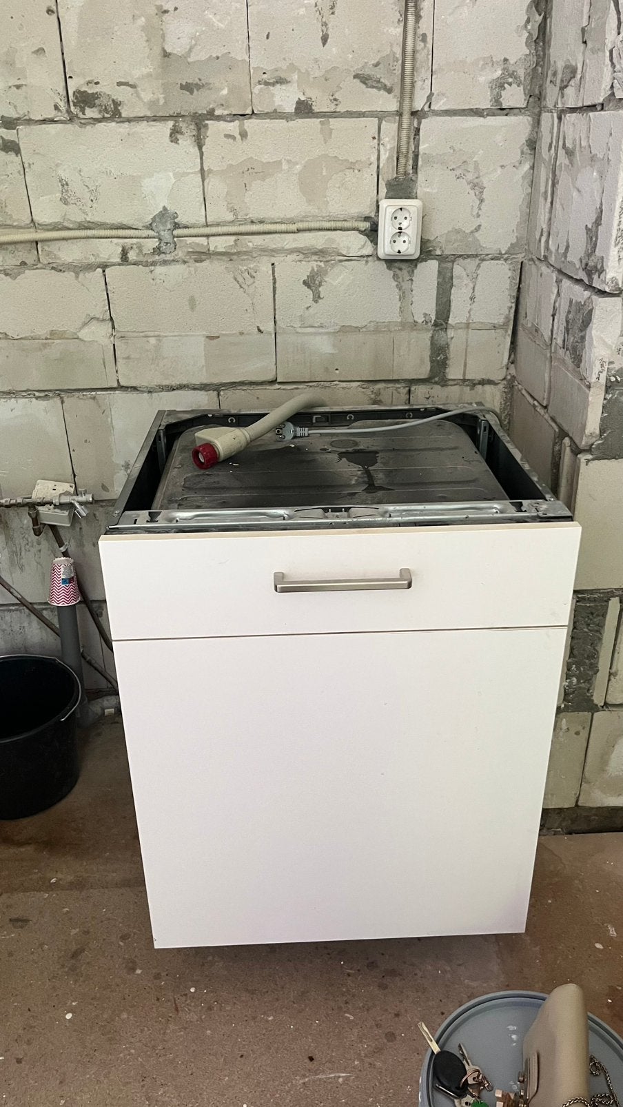 Inbouw vaatwasser inclusief frontpaneel, Ophalen, Minder dan 85 cm, 60 cm of meer, Zo goed als nieuw