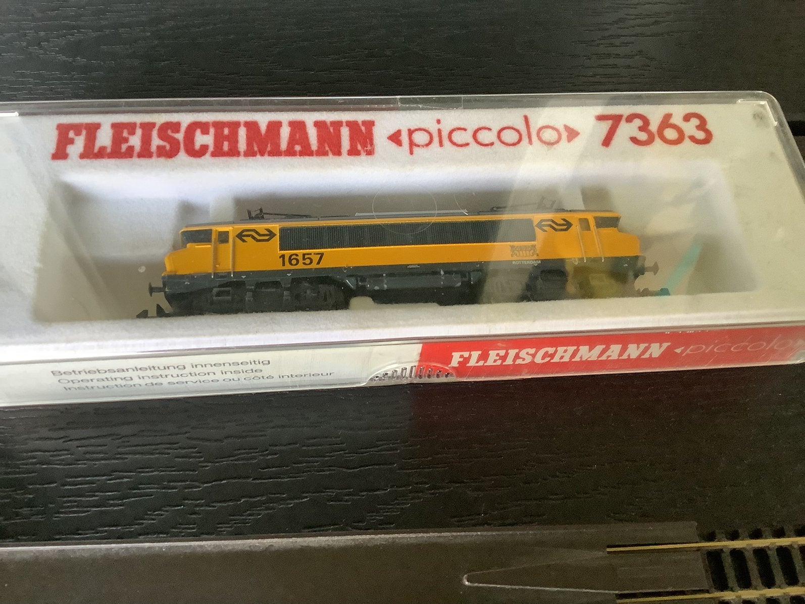 Fleischmann  piccolo.  No 7363. N spoor, Gebruikt, Gelijkstroom, Fleischmann, Rails